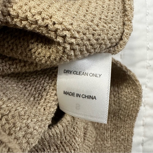 Beige Botany Knit Cut Out Maxi Dress Sand Taupe Size Small - Picture 10 of 16